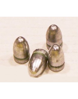 9mm Round Nose - .356 Diameter - 135 Grain Lead Cast Bullets 